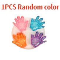 Squishy Fidget Toy Soft TPR Slow Rebound Sequins Maltose Color Palm Elastic Pinch Stress Relief Sens Science Edu Gift for Adults