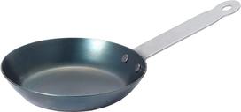 Fujita Metal Iron Frying Pan Mini 13cm Outdoor BBQ Camping Suite 968100 juoda