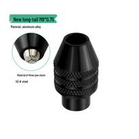 Compact 3-Jaw Chuck Adapter for Electric Grinder (0.3-3.2mm, 7/8x0.75) - Ideal for Flexible Shaft Use
