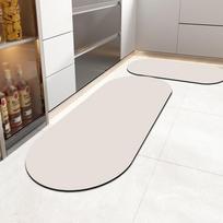 Super Absorbent Kitchen Floor Mat Long Diatomite Kitchen Rug Soft Washable Carpets Korean Solid Color Bathroom Entrance Doormat 40x120cm
