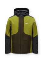 JACK WOLFSKIN Laisvalaikio striukė 'STONETRAIL' tamsiai mėlyna / alyvuogių spalva / kivių spalva