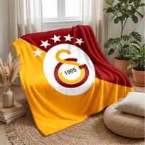 Galatasaray FC minkštas flanelės vilnos pledas, lengvas, jaukus, šiltas, metamas pledas sofai, lovai, namų dekoravimui 75x90cm