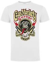 Gas Monkey Garage GMG Mens White Cotton T-Shirt Sparkplugs New with Tags Unisex T-Shirt XL beige