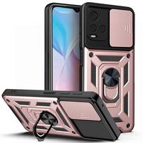 Kameros apsaugos telefono šarvų dėklas, skirtas Vivo Y28 V29E 5G V30 V40 SE V27 Y31 V25 Y18 Y53S Y33 Y20 Y15 Y21 Y03 Y17S Y27 Y16 Y35 smūgiams atsparus silikoninis dangtelis Vivo Y21d