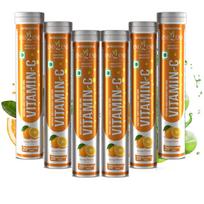 End2End Nutrition Natural Vitamin C - Amla Extract + Zinc for Immunity | Helps to Boost Collagen for Healthy Skin, Hair & Nails | Orange Flavour -