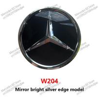 Priekinių grotelių žvaigždės OE stiliaus emblema Chromo sidabro logotipas Mercedes Benz W204 W205 W245 W168 W464 R171 W166 W176 C128 W212 W171