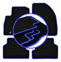 CARLUX-BLUE car mats for: Ford Focus MK2 estate, sedan, hatchback (2004-2011)