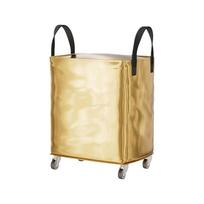 Folding Wheeled Moving Storage Bag Large Capacity Luggage Packing Bag Clothes Organizer  Camping 15.75x11.81x21.65 in auksas