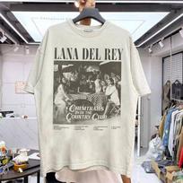 Lana Del Rey Gift Fans Tee Chemtrails Over The Country Club Unisex Tshirt M gray