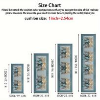 VIKAMA Exquisite Long Runner Rug Lightweight Hallway Carpet Doormat 2D Welcome Mat Rug For Bedroom Carpet For Live Room Home Dec 40x120cm