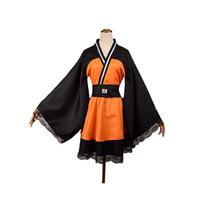 Anime Naruto Shippuden Uzumaki Naruto Akatsuki Kakashi Sasuke Lolita Kimono Suknelė Anime Cosplay Kostiumų Vakarėlis Vienodas drabužių kostiumas S black
