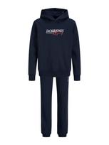 Jack & Jones Junior Treningas 'JJJADE' nakties mėlyna / burgundiško vyno spalva / balta