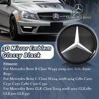 Priekinių grotelių žvaigždės emblemos logotipas Mercedes Benz B W245 C W204 C300 C250 GLK X204 GLK300 GLK350