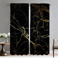 Juodaauksinė Spausdinimo Elegantiškos Kambario Užuolaidos Kamerai Modernios Svetainės Užuolaidos 2 Vnt Helloween Dekoracija Blackout Užuolaida W50xH70cmx2pcs-CL gray