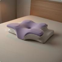 Butterfly Memory Foam Pillow MultiFunctional Ergonomic Support Ergonomically Shaped Bedding Purple Student