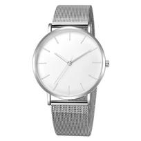 Ultra-thin Fashion Watch Women Luxury Metal Mesh Belt Ladies Quartz Wristwatches Minimalist Elegant Woman Watches reloj mujer No white