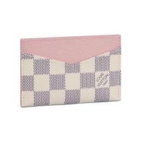 Louis Vuitton Dieninis languotas drobės ir odos kortelių dėklas Moteriški aksesuarai Baleto rožinis N60286 Basic Set (Bag+Dust Bag)