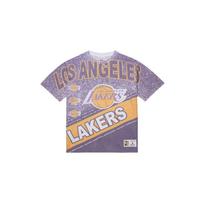 Mitchell & Ness x NBA Los Angeles Lakers SS25 T Shirt Unisex FC9286-LALMULT L gray