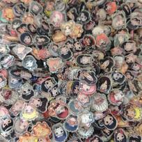 50pcs/set Naruto Anime Resin Accessories Cute Image Laminating Acrylic Cream Glue Phone Case Refrigerator DIY Gift Patch 6 50pcs-naruto-Q head