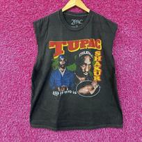Tupac Shakur Keep Ya Head Up Collage Sleeveless T-Shirt 2XL black