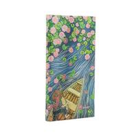 Paperblanks 2027 English Diary Lotus River Slim Hardcover Weekly Planner Journal DE1915-3