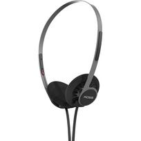 Koss KPH40 Utility On-Ear Headphones Removable Cable System Retro Style Ultra-Lightweight Design Black