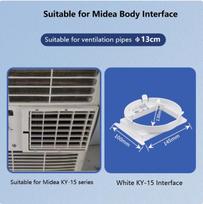 Mobile Air Conditioning Accessories 130/150mm Exhaust Pipe Interface Fit for TCL Midea Toyo or Other Air-conditioner Body Joints