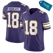 Vikings 18 Jefferson Youth Rugby Jersey Kids Cotton Blend Sports Shirt S