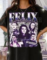 Felix Mallard Shirt, 90s Vintage Retro Bootleg Felix Mallard T-Shirt, Australian Actor Graphic Tee, TV Heartthrob Fan Shirt 140 white