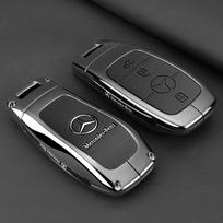 Išmanaus automobilio nuotolinio rakto dėklas dangtelis Mercedes Benz AMG A C E S G klasėms GLC CLE CLA GLB GLS W177 W205 W213 W222 X167 Priedai black