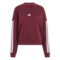 ADIDAS SPORTSWEAR Sportinio tipo megztinis vyno raudona spalva / balta