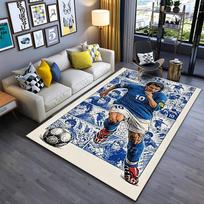 Sports Area Rug, Roberto Baggio Italy 10 Manga Comic Poster, Fan Cave Decor, Non-Slip Mat 40x60cm( 15x23in )