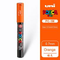 1pcs Uni Posca Paint Marker, PC-1M 21 Colors, 0.7mm Extra Fine Point Bullet Nib, Acrylic Painting Marking Drawing Graffiti Pens
