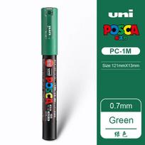 1pcs Uni Posca Paint Marker, PC-1M 21 Colors, 0.7mm Extra Fine Point Bullet Nib, Acrylic Painting Marking Drawing Graffiti Pens