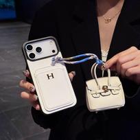 Ličių rašto kortelių laikiklio dėklas telefonui, skirtas iPhone serijai, suderinamas su MagSafe, daugiafunkcis stovas su kortelės lizdu iPhone16 balta