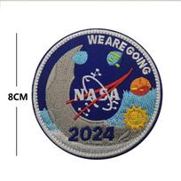 ARTEMIS Space Exploration Embroidered Patch - Rocket Launch & Lunar Probe Design for Outdoor Tactical Streetwear DIY Decor