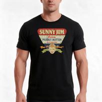 Sunny Jim Peanut Butter 1921 Tshirt Summer Casual Cotton Tee Oversized Streetwear Tops Vintage Graphic Print 100 Cotton 2XL beige