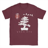 Bonsai Tree Wado Ryu Calligraphy Karate Instructor Japanese Martial Art Tshirt T Shirts Short Sleeve Y2k Tops S white