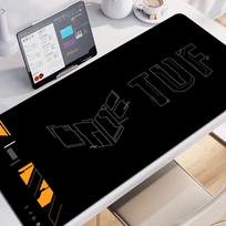 TUF Gaming Mouse Pad XXL Desk Mat Pad Large Big Rubber Base Computer PC Gamers Stitched Edge Mousepad For Laptop 400x800x2MM
