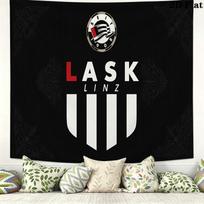 LASK LINZ LOGO Sieninė gobelenas Estetiškas sienos kabinamas spausdinto audinio pledas Dekoratyviniai gobelenai miegamajam svetainei namų dekoravimui 150cm x 200cm