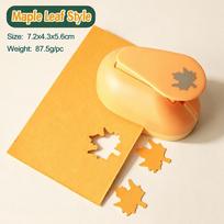 Labor Saving Paper Punch ABS Hole Punch Creative Punch Tool  Hand Craft Maple Leaf