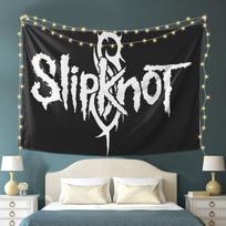 Band Slipknot Tapestry American Heavy Metal Style, Edgy Wall Hanging for Esports Room Background Decor 58 x 75 cm Peach Skin Tapestry – 1 Piece