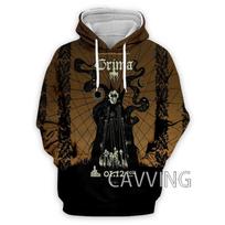 GRIMA  Rock  3D Printed Fashion Hoodies Sweatshirts Harajuku Hoodie Sweatshirts Tops Clothing for Women/men 6XL black