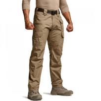 Cqr Ripstop Military Multi Pocket Cargo Pants Outdoor Workwear Raider 36W/30LTLP125/SOIL GREEN ZZSGN brown