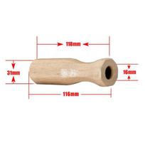 Football Table Handles, Grip, Portable, Wooden Part, Lightweight Replacement for beige