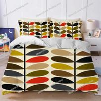 Aesthetic O-Orla Kiely Flower Stem Duvet Cover Set Bedding Soft Laundry Cotton Bed Four Seasons Student Dormitory Home Textile96 EU Single 135x200cm
