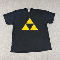 Gildan | Zelda Triforce Graphic T-Shirt | XL | Black | Heavy Cotton Short Sleeve Unisex T-Shirt XL gray