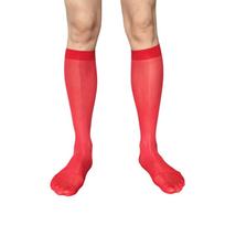 Ultra-thin Mid-tube Stocking Transparent Below Knee Calf Stockings Dress Socks  Business Formal