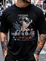 Artemis 2 II 2026 Rocket Launch Comfort Colors T-Shirt Future Moon Mission Tee Space Exploration Sci S gray