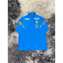 Neymar Brazil National Team Half-Zip Training Jacket Long Sleeve Football Sport Coat Men M